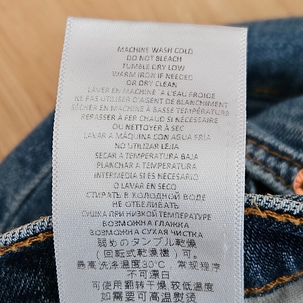 RE/DONE Originals Mid Rise Wide Leg Jeans West Coast Fade sz 26 Hemmed - Picture 8 of 12